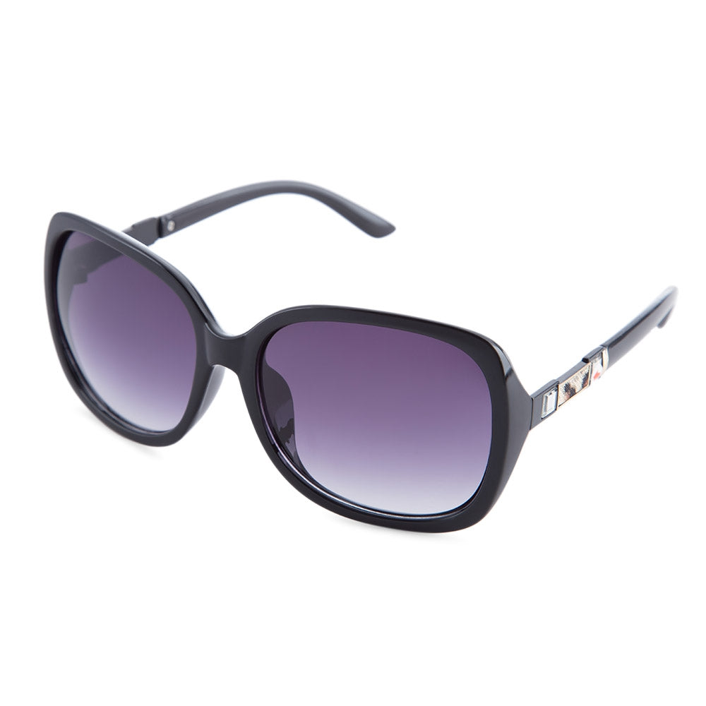 Casual Color Coated Shield Design Full Frame Women Sunglasses UV400