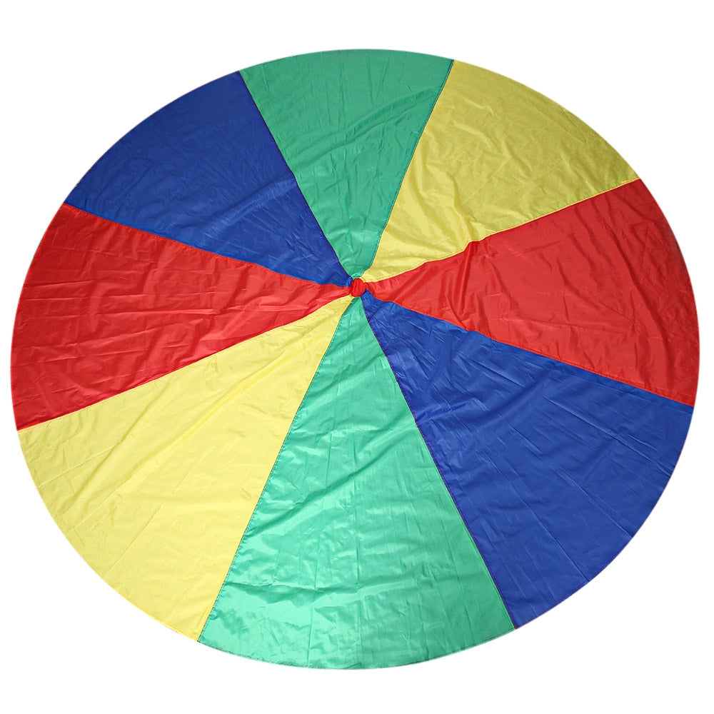 Colorful Kids Rainbow Umbrella Parachute Toy Early Education Developmental Outdoor Sports Game