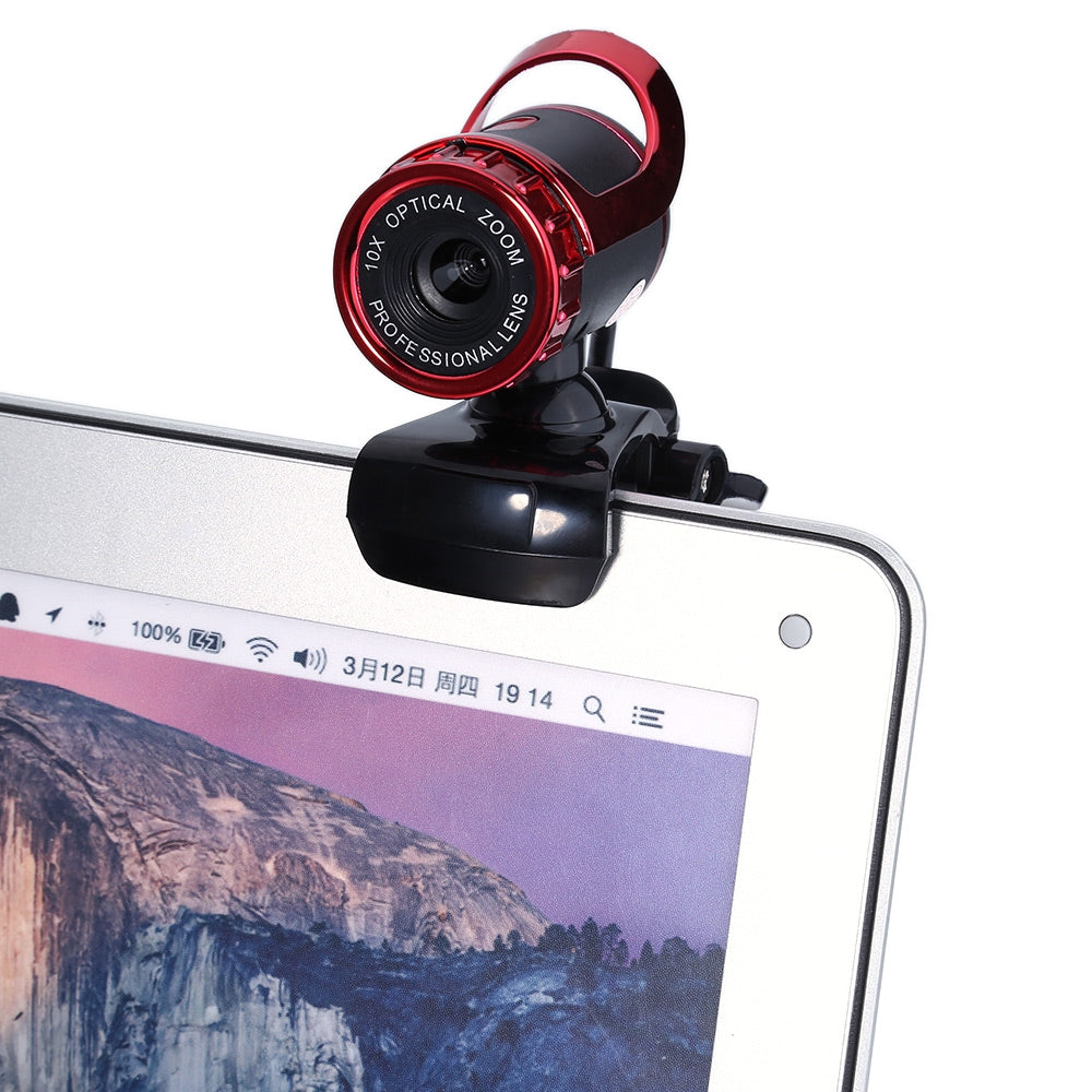 A859 Clip-on 360 Degree USB 1.3 Megapixel HD Camera Webcam with MIC