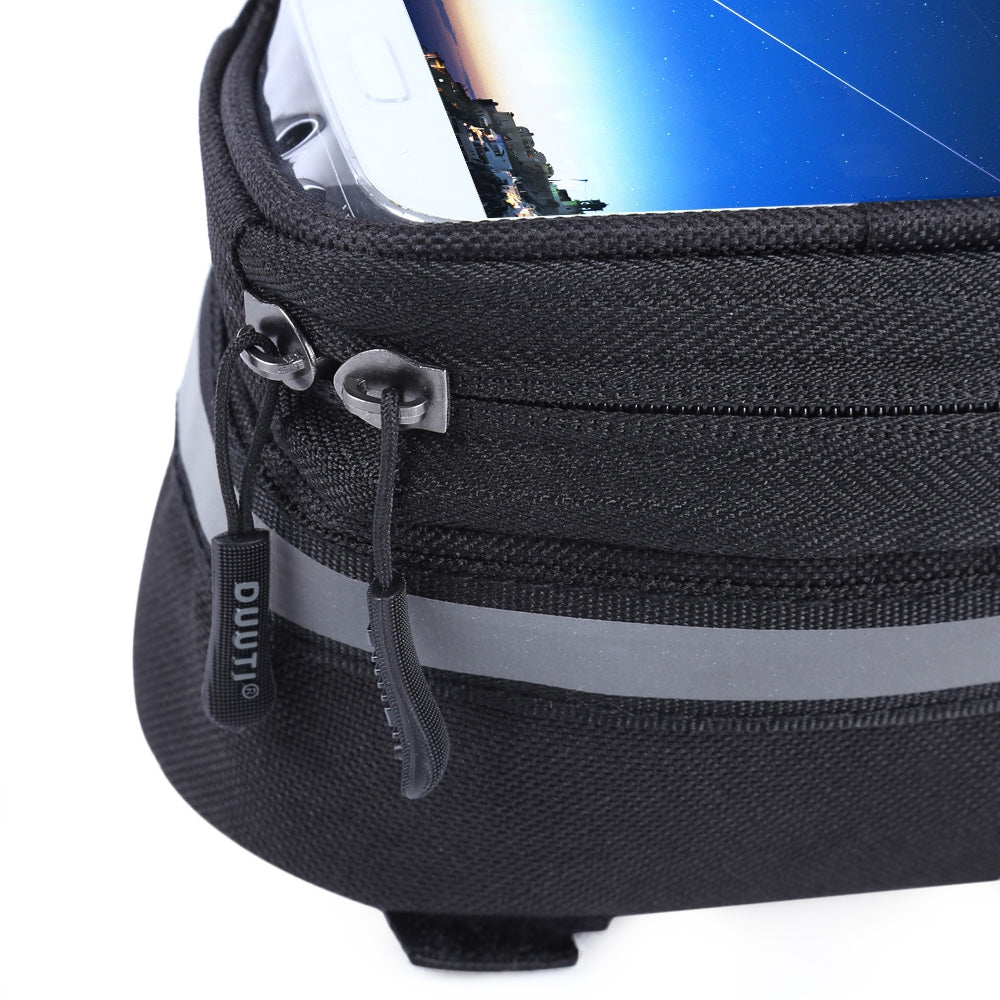 DUUTI Touchscreen Bike Phone Case Bicycle Frame Front Tube Handlebar Bag Panniers