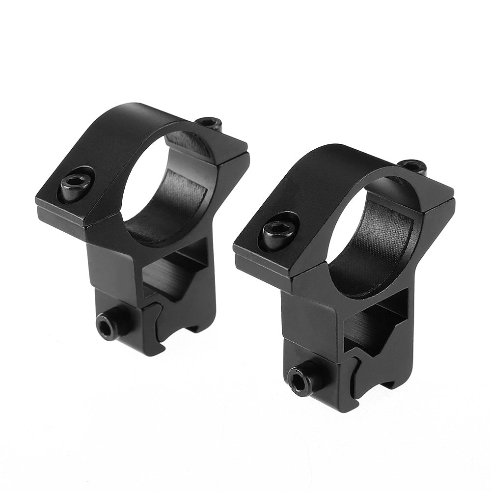 2pcs 11mm Rings See-thru Handgun Scope Mount for Rail