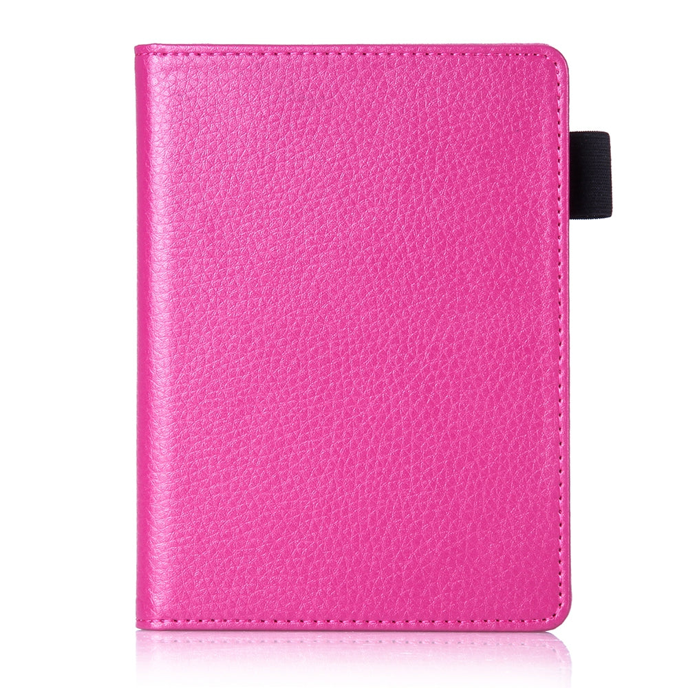 558 Lichee Grain PU Leather Magnetic Flip Protective Cover with Auto Sleep Wake Up Function for ...