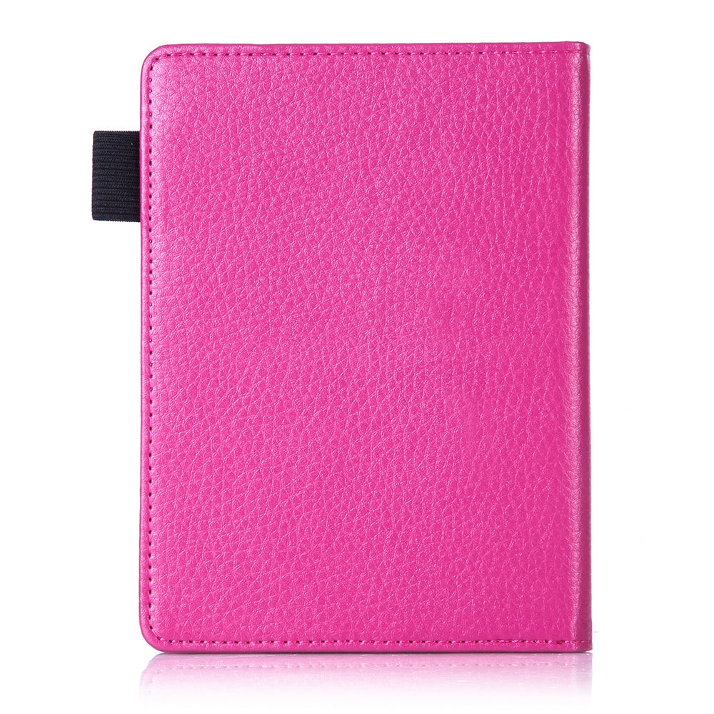 558 Lichee Grain PU Leather Magnetic Flip Protective Cover with Auto Sleep Wake Up Function for ...