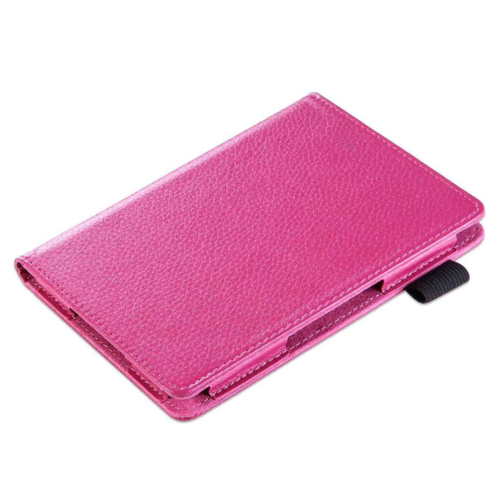 558 Lichee Grain PU Leather Magnetic Flip Protective Cover with Auto Sleep Wake Up Function for ...