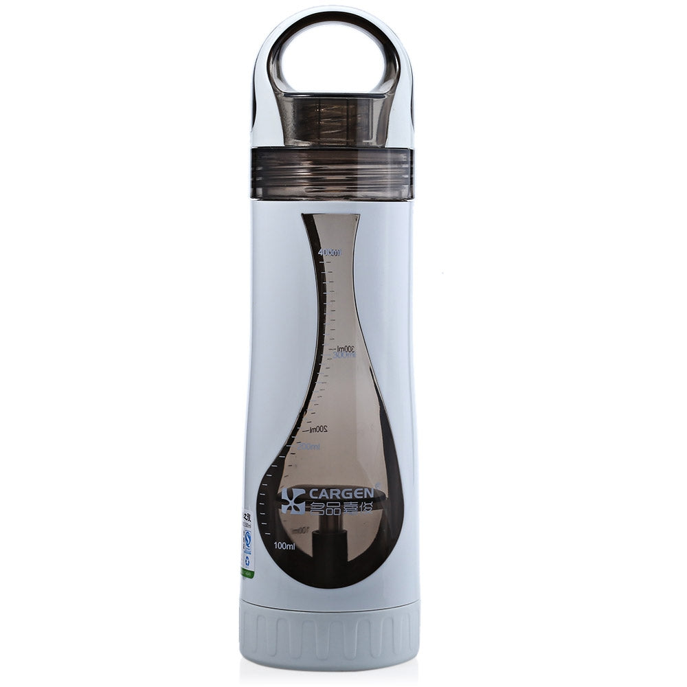 Cargen TB001 500ML Water Drip Design Portable PC Double Layer Travel Tea Water Bottle Kettle