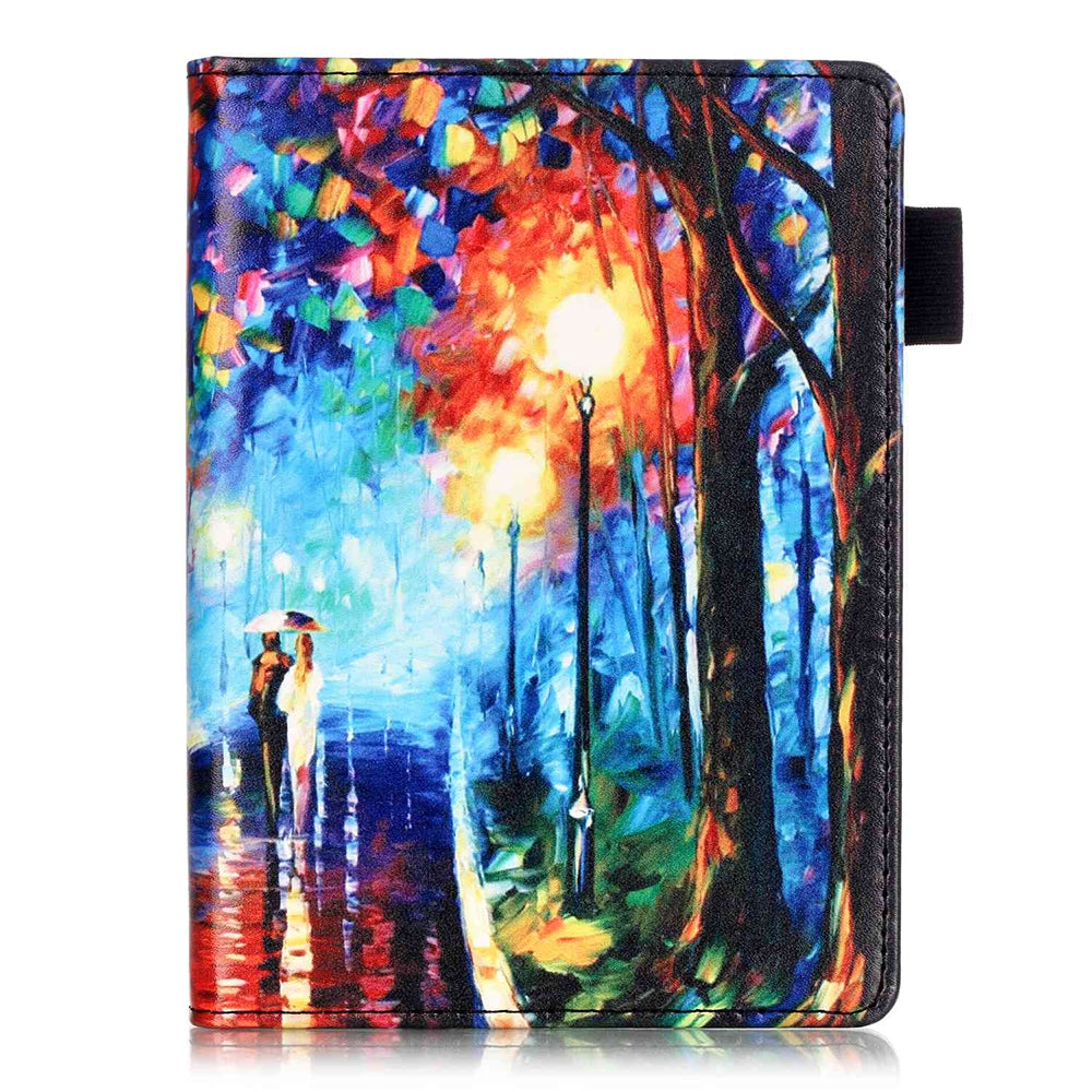 558 PU Leather Painted Protective Cover with Auto Sleep Wake Up Function for Kindle