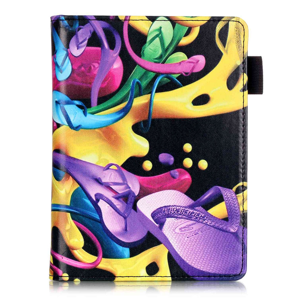 558 PU Leather Painted Protective Cover with Auto Sleep Wake Up Function for Kindle