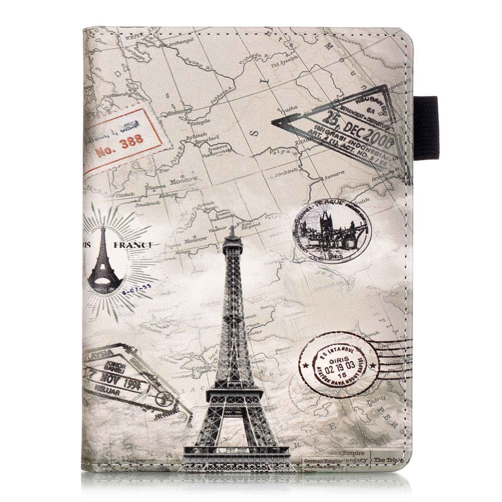 558 PU Leather Painted Protective Cover with Auto Sleep Wake Up Function for Kindle