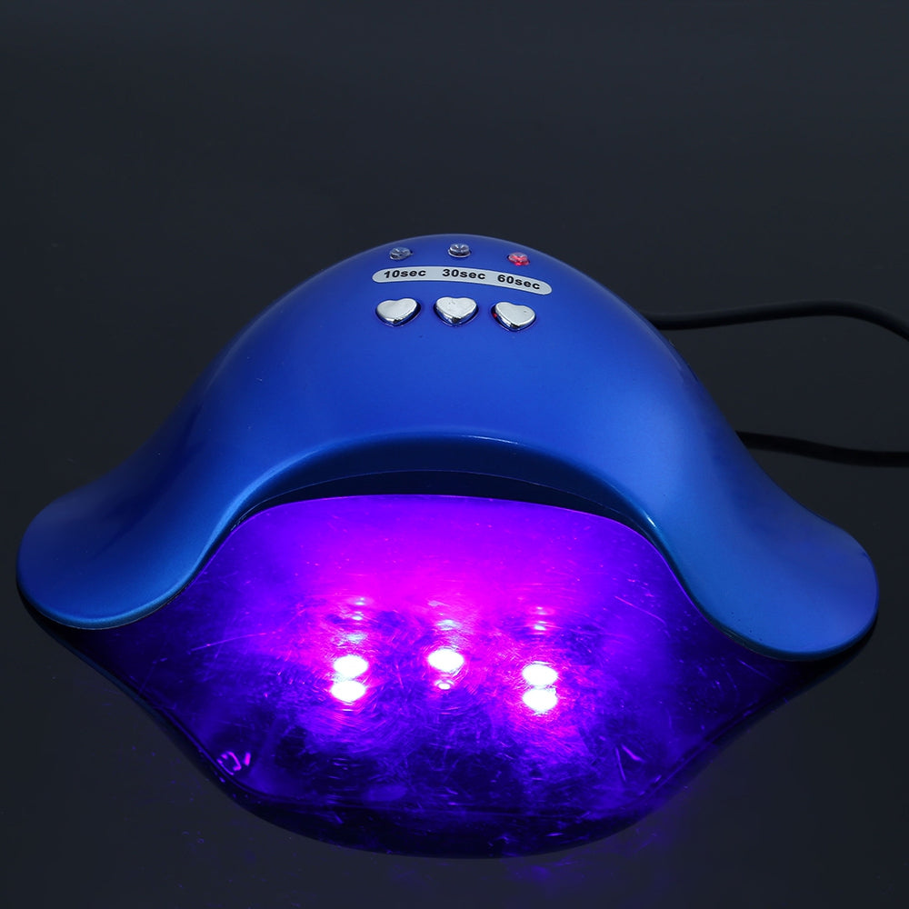 18W Lightweight LED Nail Dryer Lamp for Gel Polish Manicure