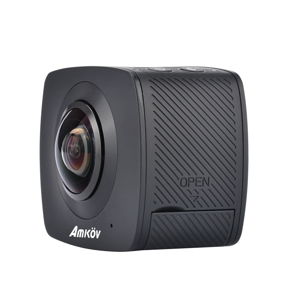 AMKOV AMK200S Panorama Dual Lens WiFi Action Sport Camera 960P LCD Screen TF Card Slot