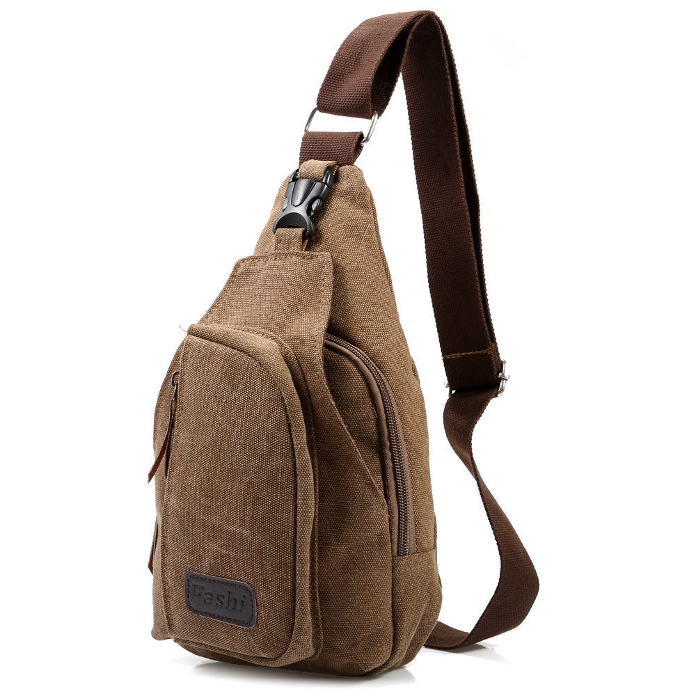 3860 Male Leisure Canvas Sports Sling Bag 5L