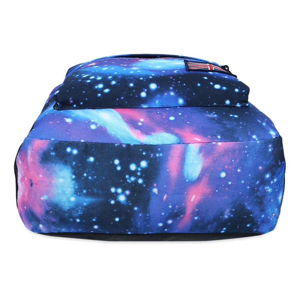 Charming Cosmos Print Unisex School Shopping Travel Portable Backpack