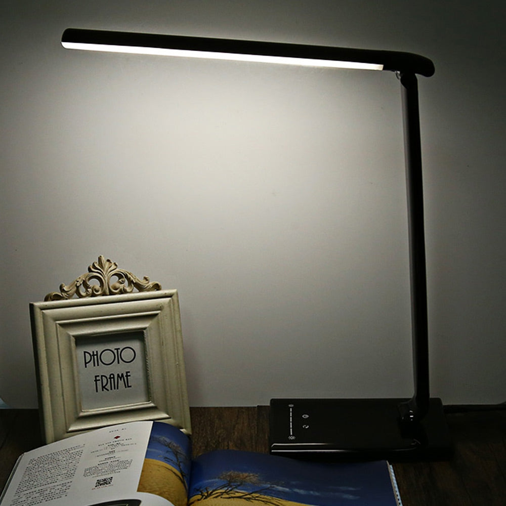 Dimmable LED Desk Table Lamp Touch Switch 7 Level Dimming Light