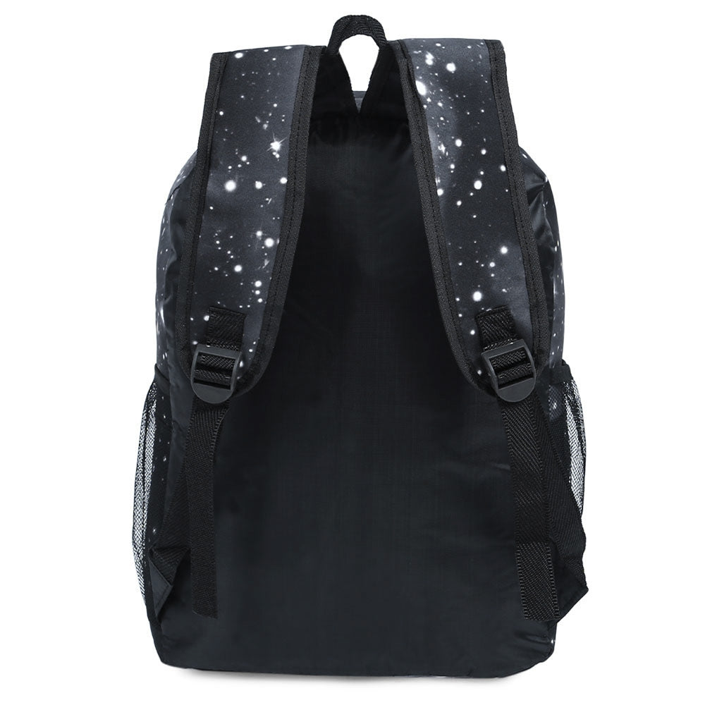 Charming Cosmos Print Unisex School Shopping Travel Portable Backpack