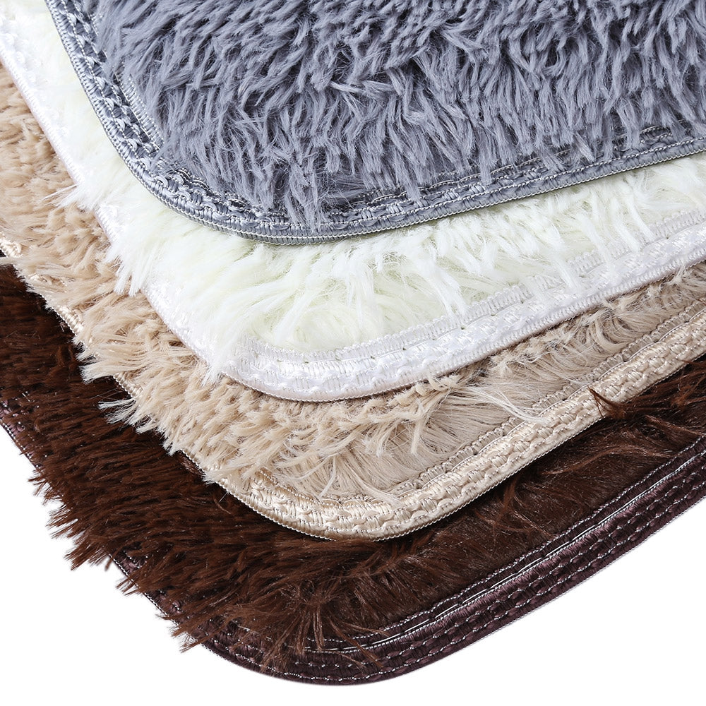 40 x 60CM Soft Shaggy Bathroom Bedroom Anti-slip Bath Mat