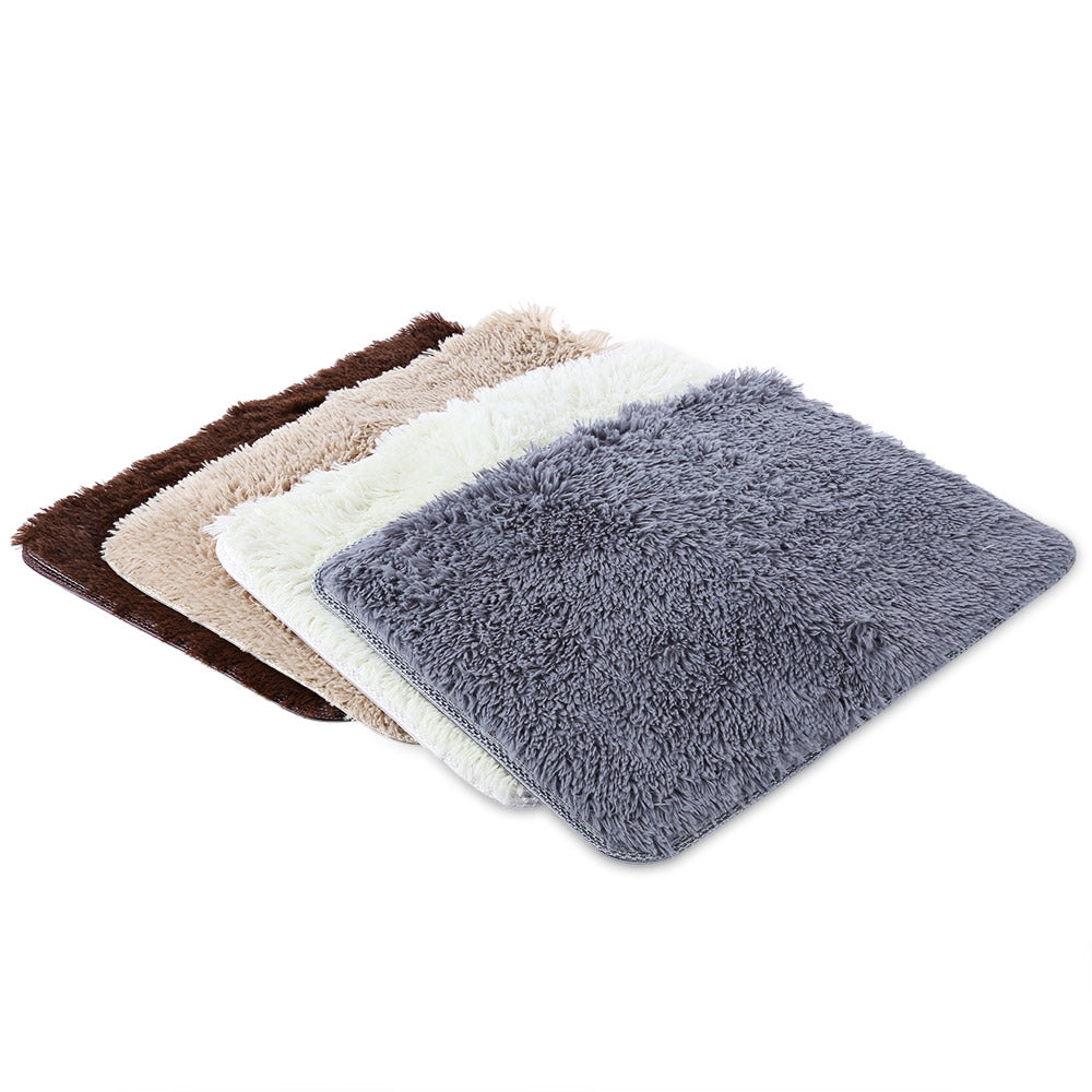 40 x 60CM Soft Shaggy Bathroom Bedroom Anti-slip Bath Mat