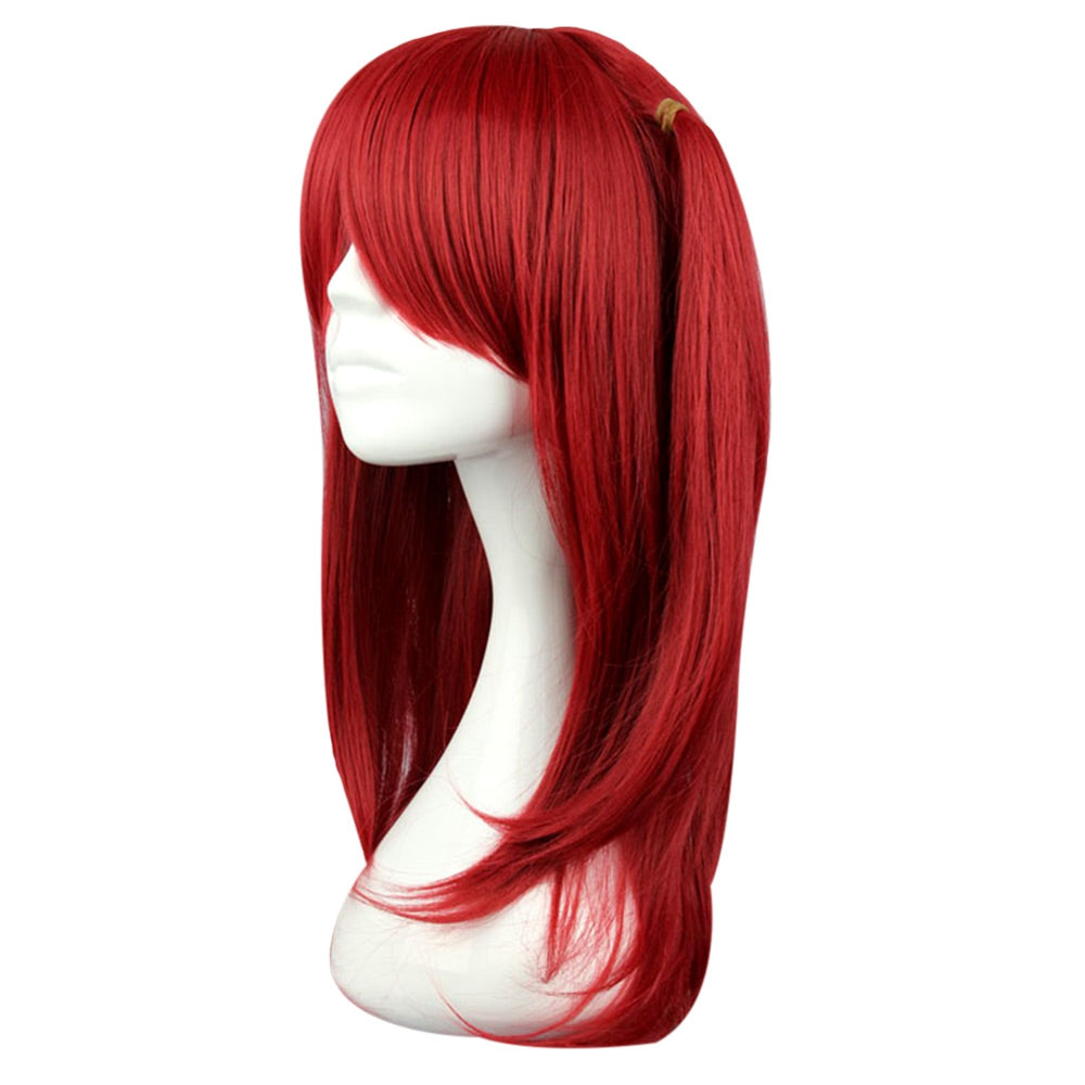 60CM Natural Straight Wigs Cosplay Party for Magi The Labyrinth of Magic Morgiana Roseate Figure