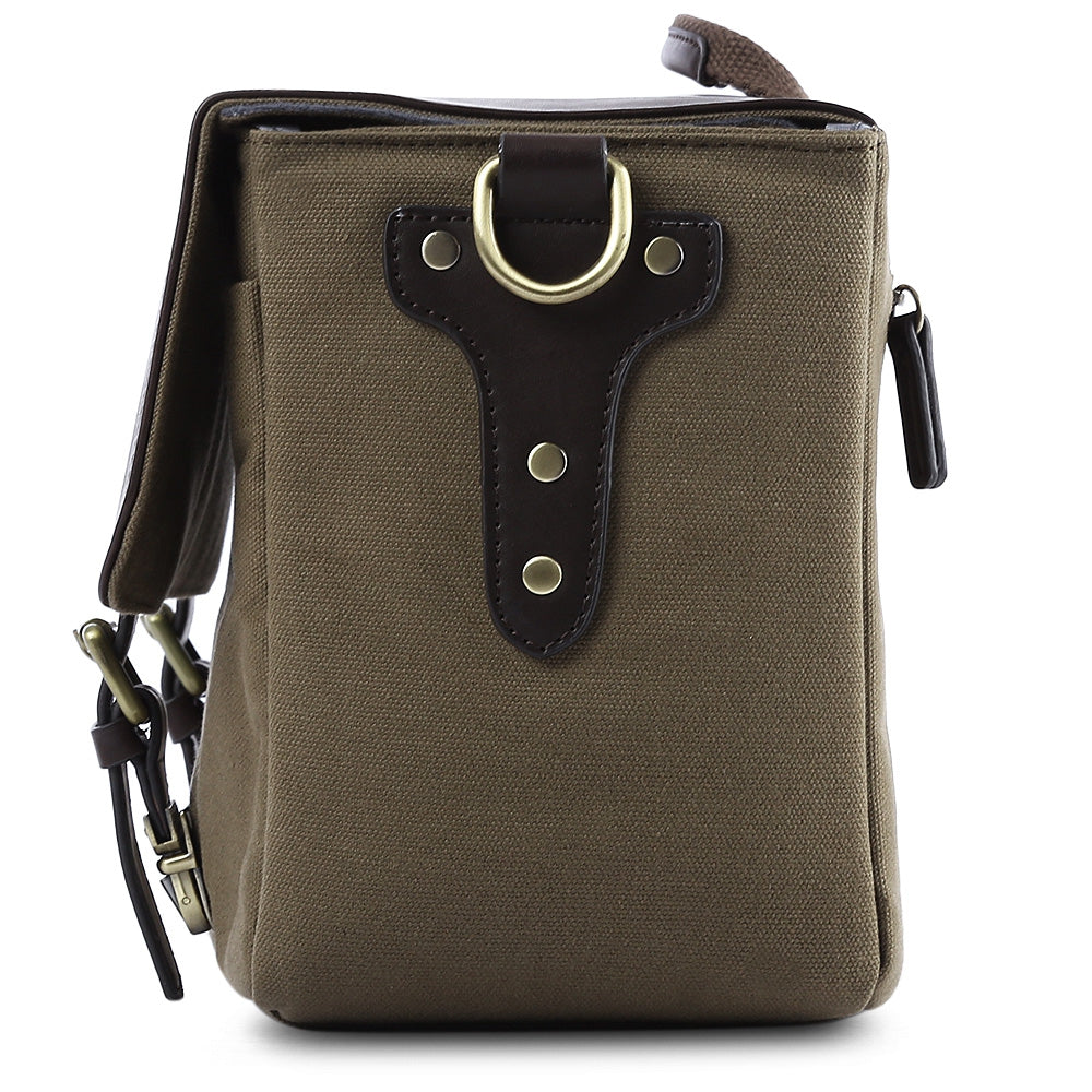 CADEN P3 Shoulder Messenger Bag Leather Shockproof Camera Handbag for DSLR
