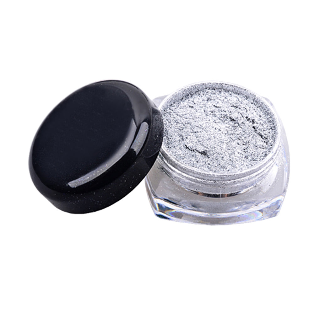 Colorful Glitter Magic Mirror Chrome Effect Dust Shimmer Nail Art Powder