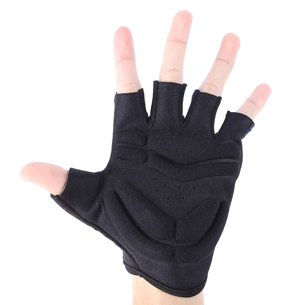 CoolChange Shock-absorbing Foam Pad Half Finger Bike Gloves
