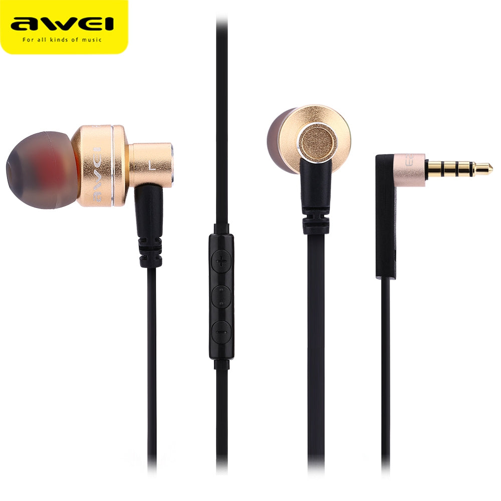 Awei ES 10TY Noise Isolation In-ear HiFi Earphones Headphones