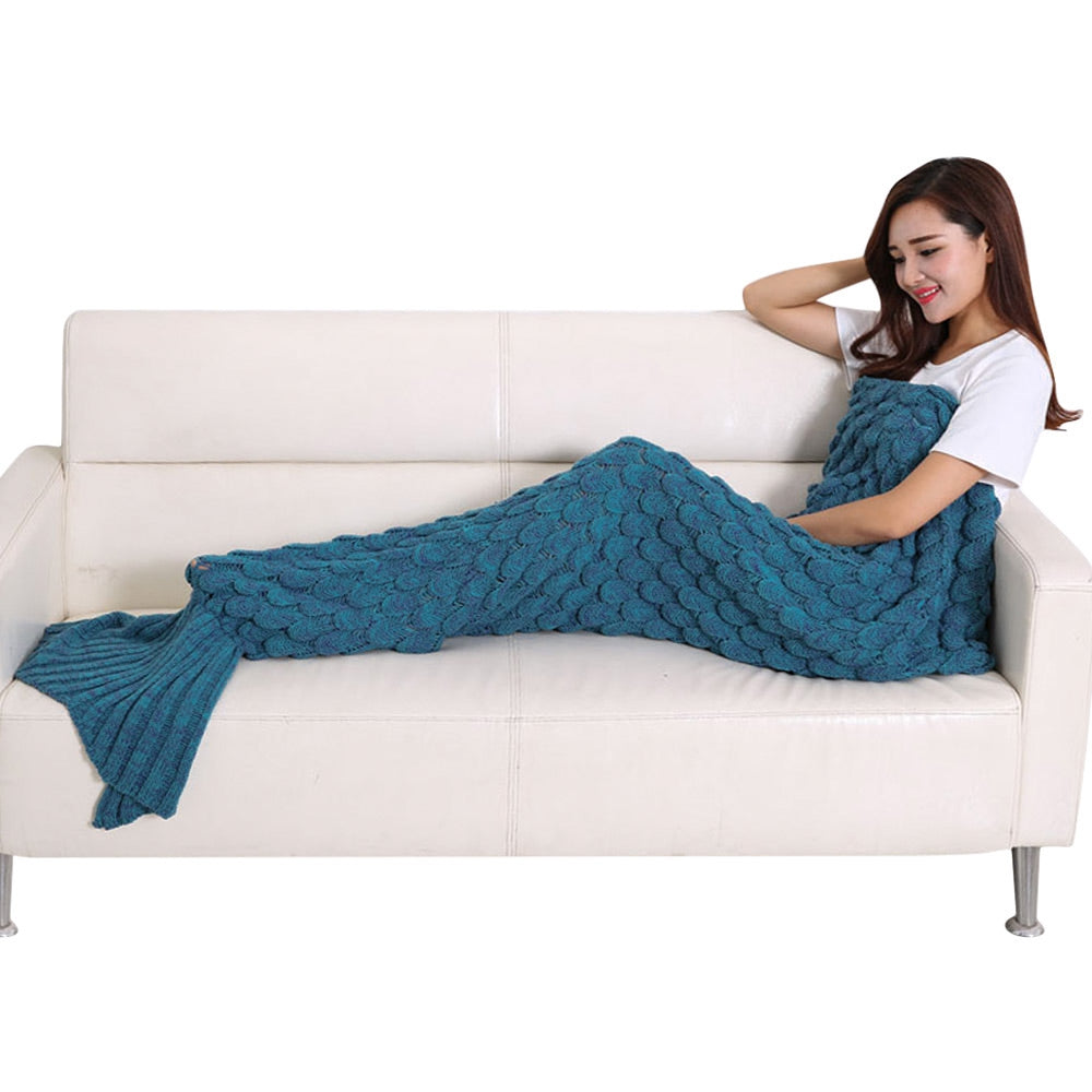 190 x 90cm Solid Color Sofa / Air Conditioner Blanket