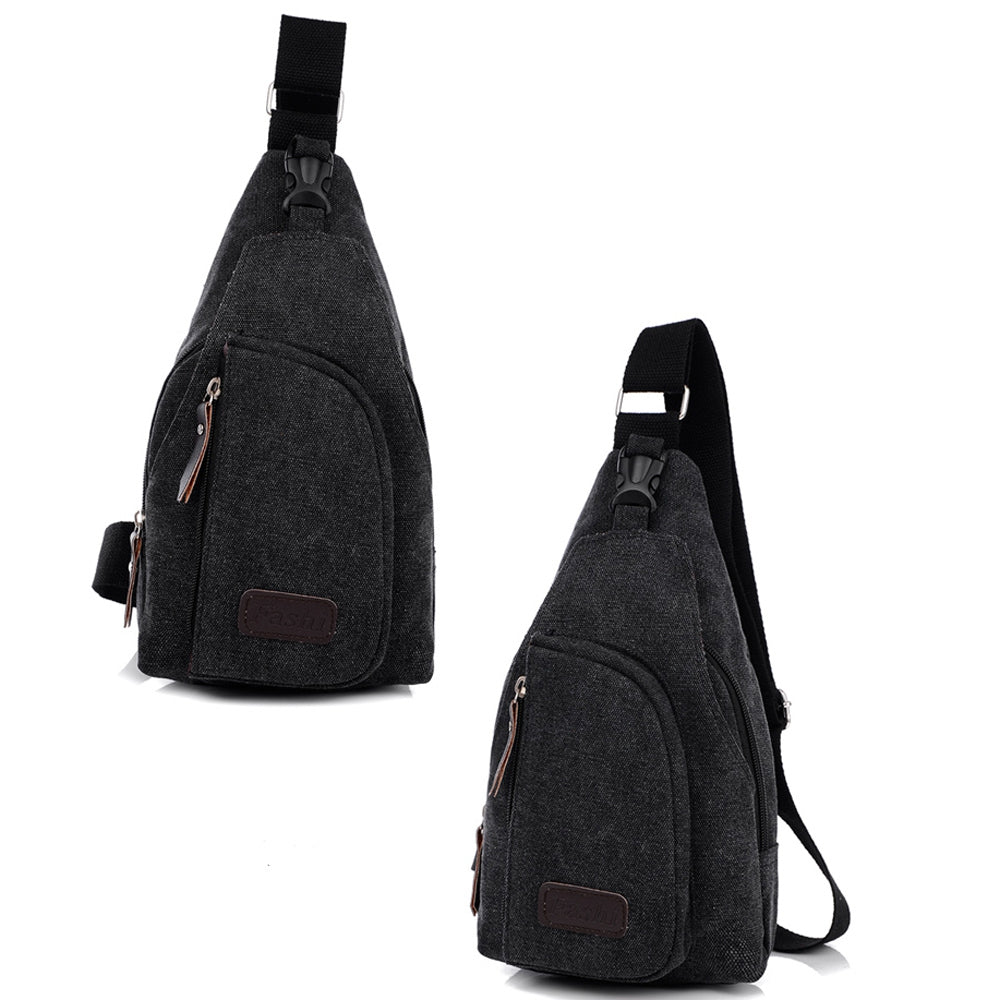 3860 Male Leisure Canvas Sports Sling Bag 5L