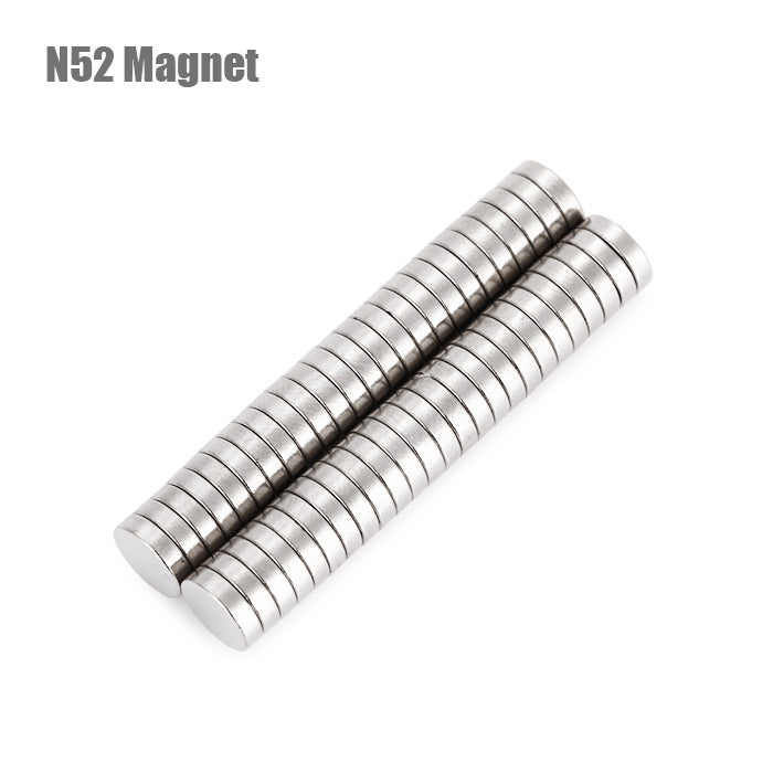 50pcs 7 x 7 x 2mm N52 Strong NdFeB Round Magnet Birthday DIY Intelligent Gift