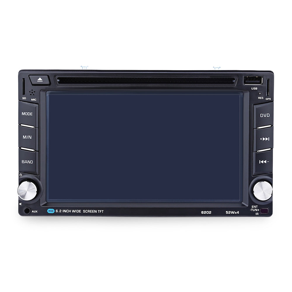 6202B 6.2 inch Bluetooth V3.0 Auto Radio Double Din Car DVD Player GPS Navigation In-dash Stereo...