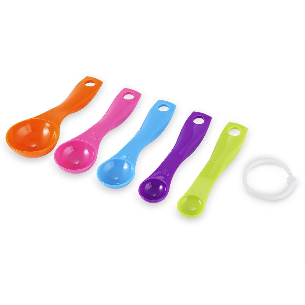 5PCS Plastic Measuring Spoon Cup for Home Kitchen