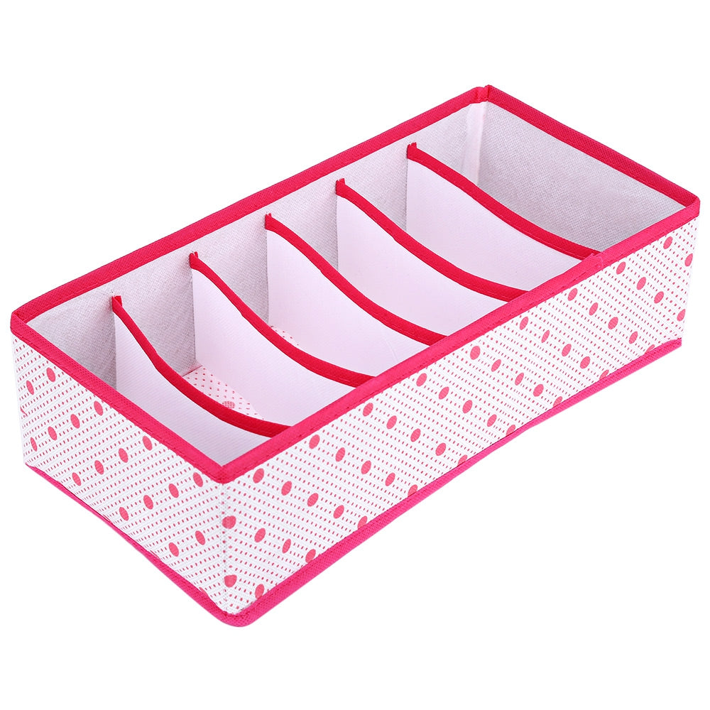 3pcs Foldable Clothing Storage Boxes Bra Underwear Closet Organizer Drawer Divider