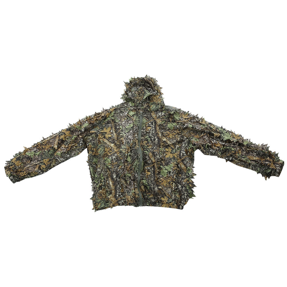 3D Leafy Camouflage Jungle Bionic Suit Set for Outdoor Hunting