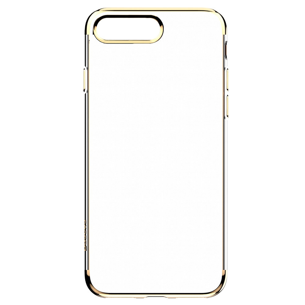 Baseus Shining Series Ultra Slim Soft Clear Panel Electroplate Plating TPU Case Cover for iPhone...