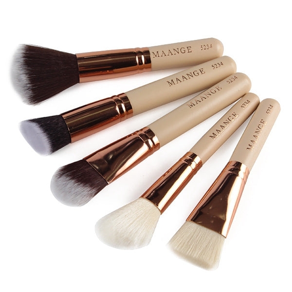 15 Pcs Nylon Face Eye Lip Makeup Brush Set