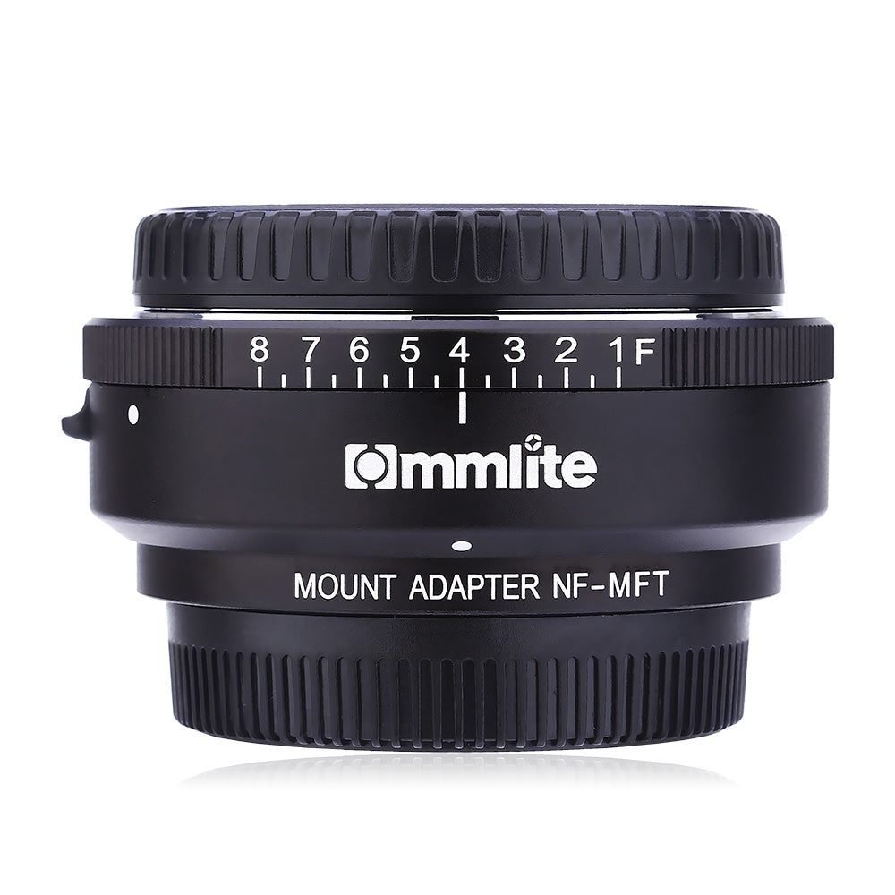 Commlite CM - NF - MFT Electronic Aperture Control Lens Mount Adapter Ring for Nikon Lens