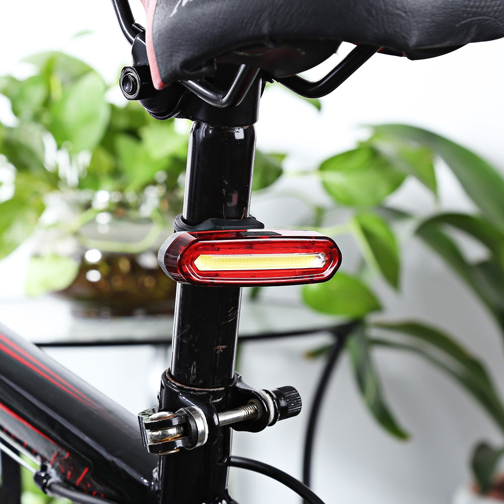 Cycling Night Bike Rechargeable Light Dual Color Flashlight for Mountain Road Bicycle