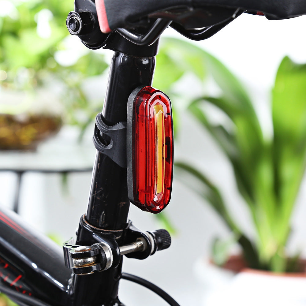 Cycling Night Bike Rechargeable Light Dual Color Flashlight for Mountain Road Bicycle