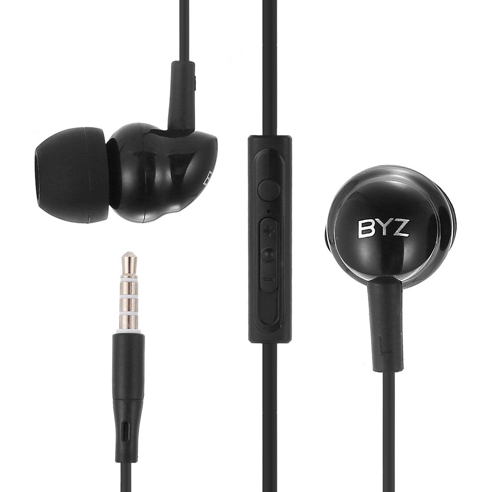 BYZ SE371 Universal 3.5MM Plug Earphones Stereo Music Headphones
