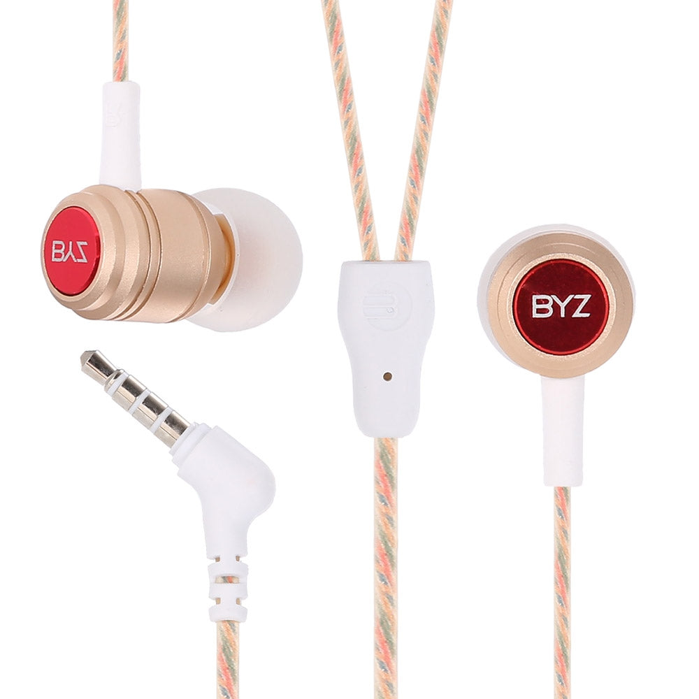 BYZ SM483S Universal 3.5MM Plug Earphones Stereo Music Headphones