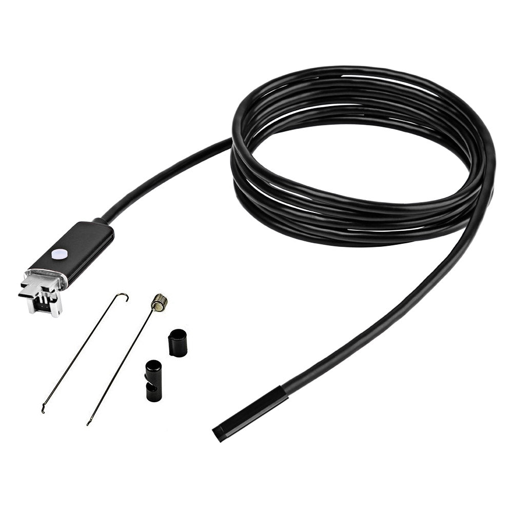 AN99 2-in-1 USB Micro Connector 5.5MM Endoscope Borescope Inspection Wire Camera