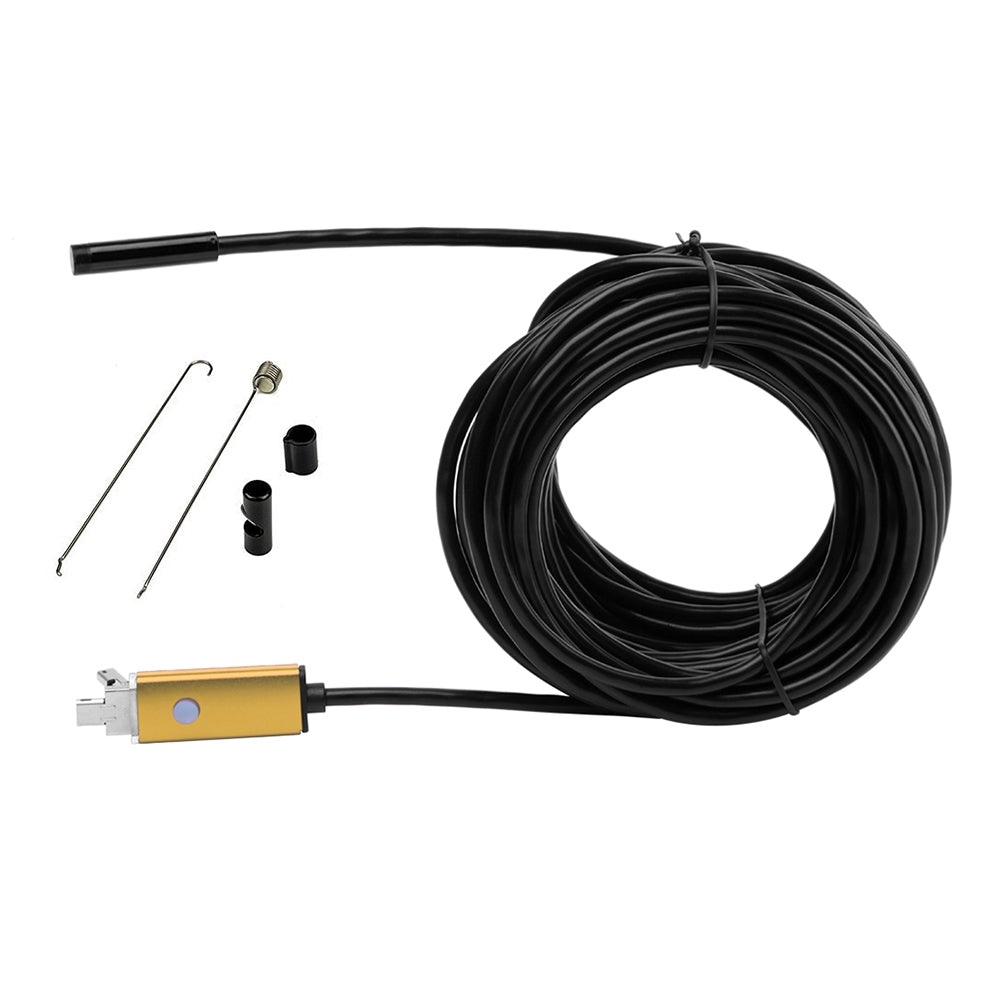 AN99 2-in-1 USB Micro Connector 5.5MM Endoscope Borescope Inspection Wire Camera