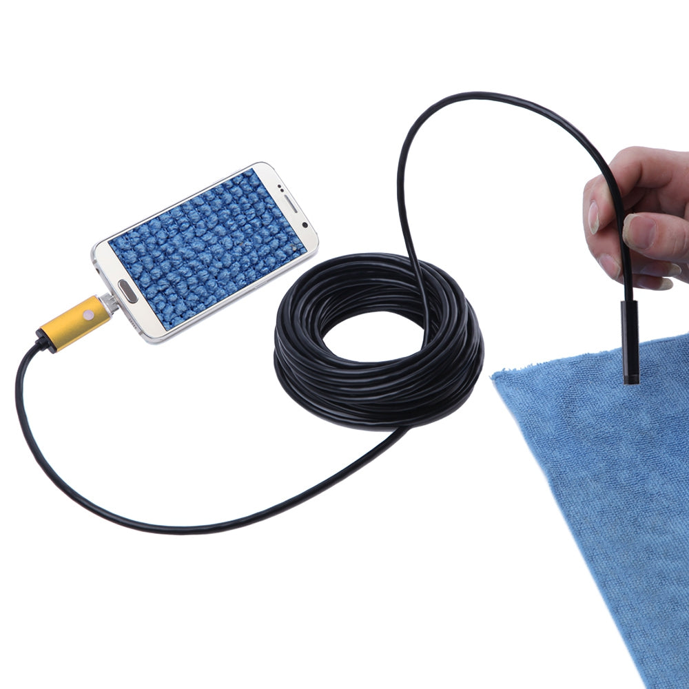 AN99 2-in-1 USB Micro Connector 5.5MM Endoscope Borescope Inspection Wire Camera