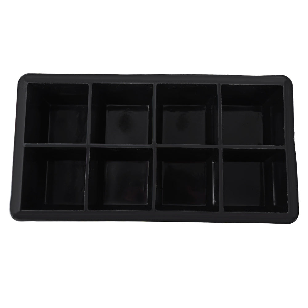 8 Cavity Large Size Silicone Ice Cube Tray Mold for Whiskey Cocktail