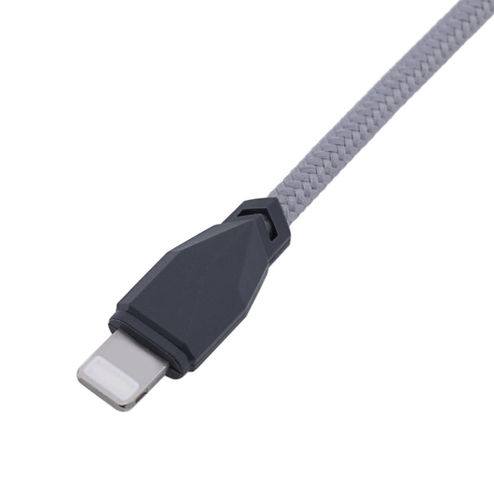 Awei CL - 981 1M Universal Nylon Braided 8 Pin USB Data Charging Cable for iPhone / iPad