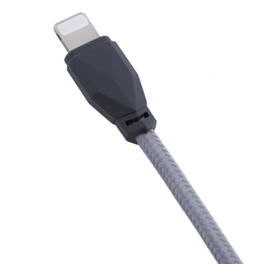 Awei CL - 981 1M Universal Nylon Braided 8 Pin USB Data Charging Cable for iPhone / iPad