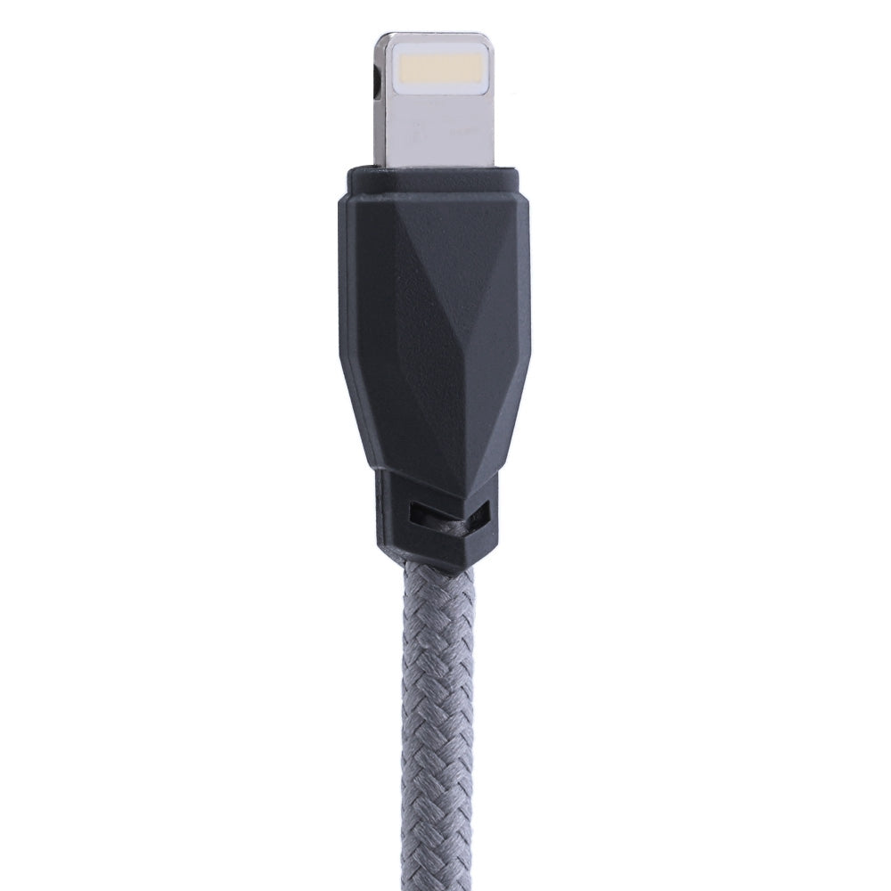 Awei CL - 981 1M Universal Nylon Braided 8 Pin USB Data Charging Cable for iPhone / iPad