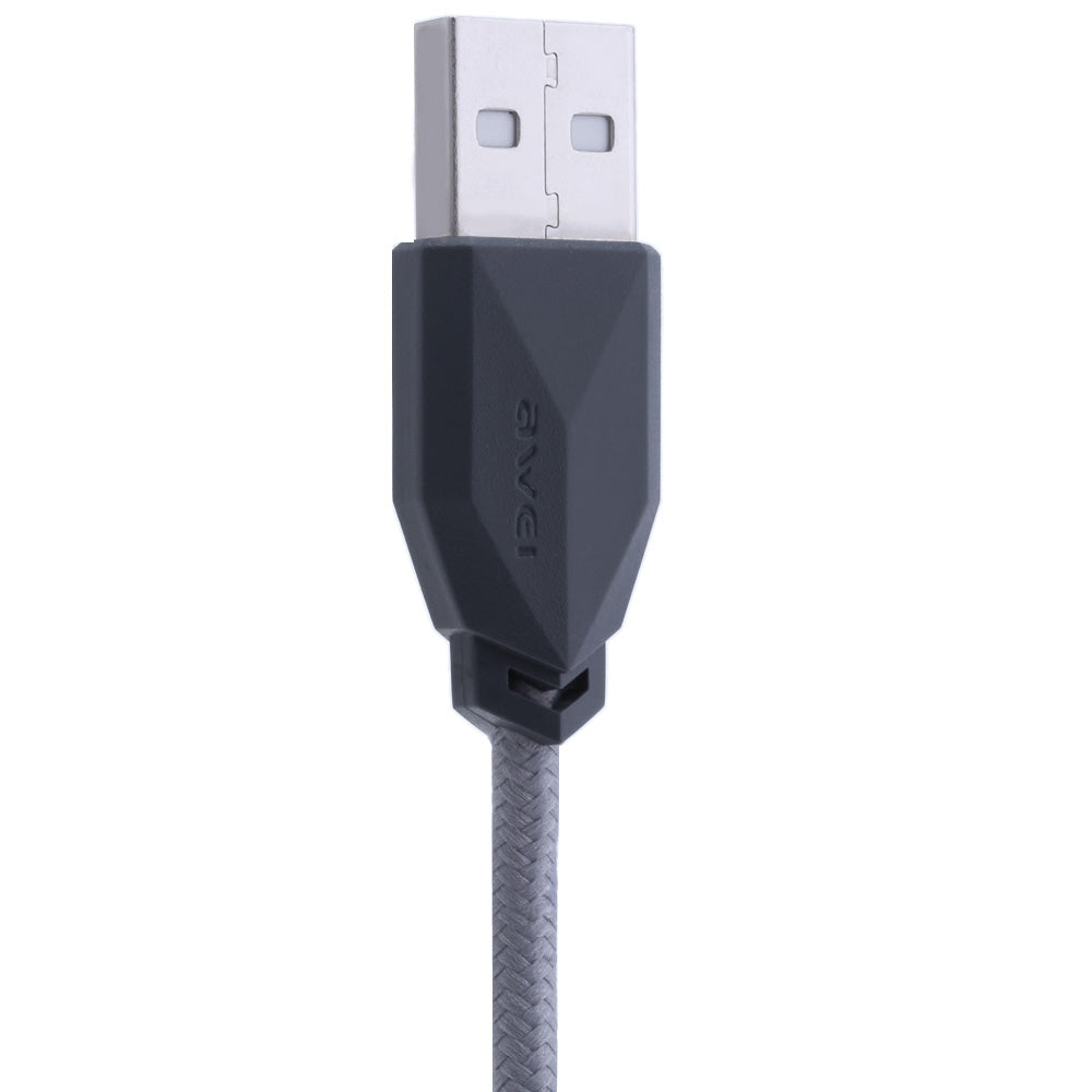 Awei CL - 982 1M Universal Nylon Braided Micro USB Data Charging Cable