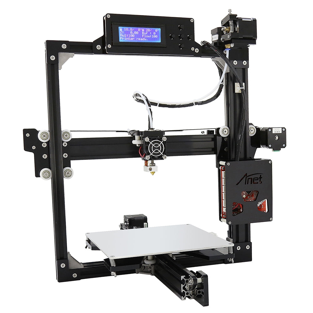 Anet A2 Aluminum Metal 3D Three-dimensional DIY Printer with TF Card Off-line Printing / LCD Dis...