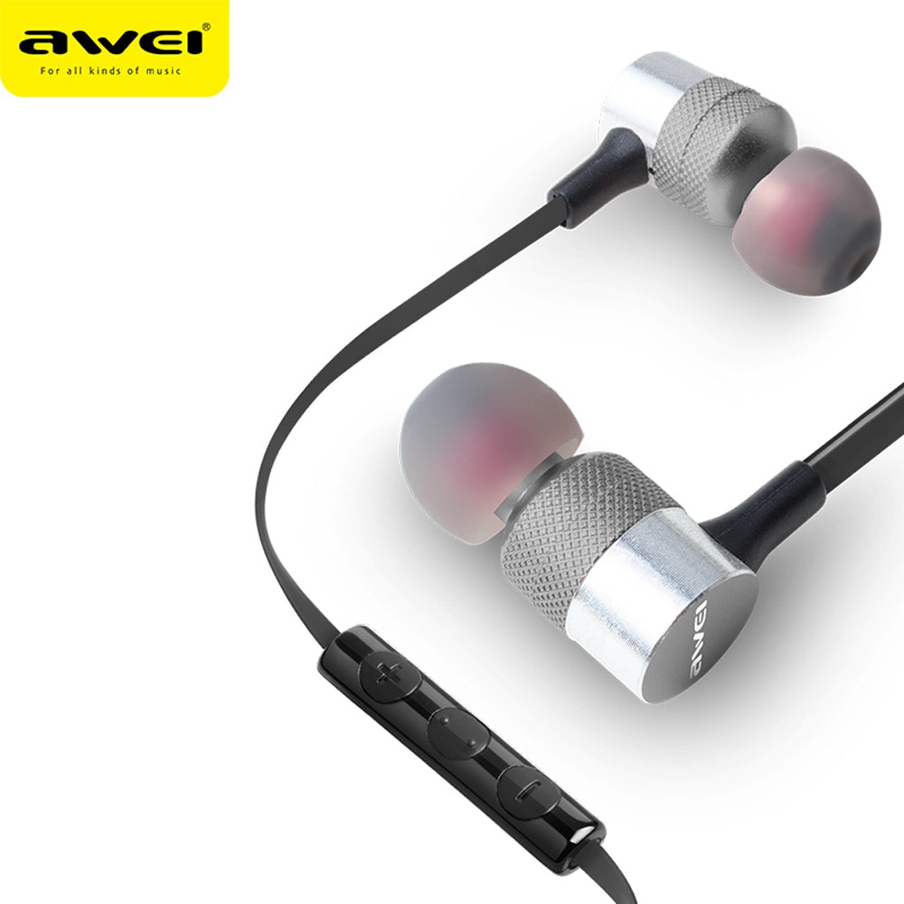 AWEI ES - 20TY 3.5MM Plug Wired Stereo HiFi Music Earphones Headphones