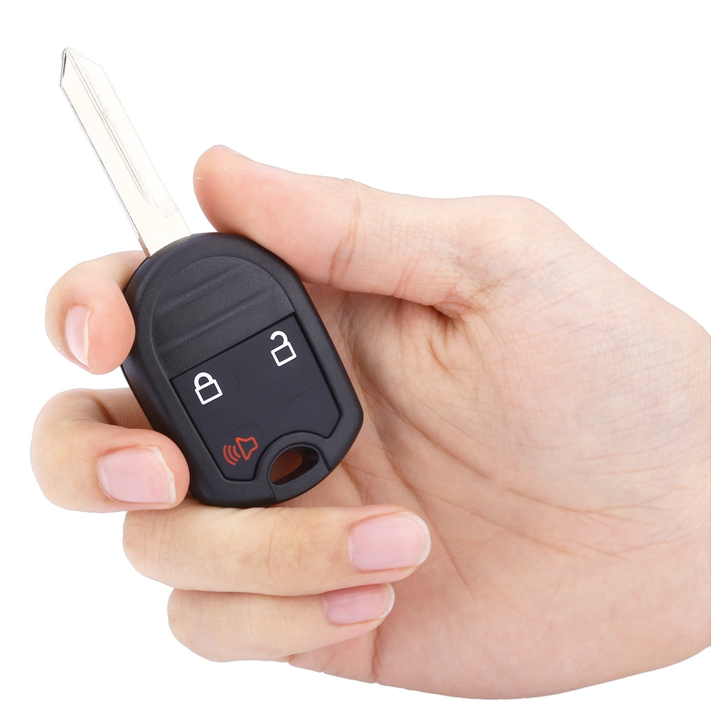 Car Ignition Uncut Remote Key with Transponder 63 Chip for Ford